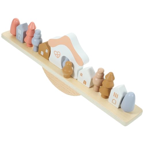 Yardwe 1Satz Stapelspielzeug Aus Holz Für Kleinkinder Pädagogisches Mit Bunten Blöcken Motorik Und Sozialen Fähigkeiten Für Jahre von Yardwe