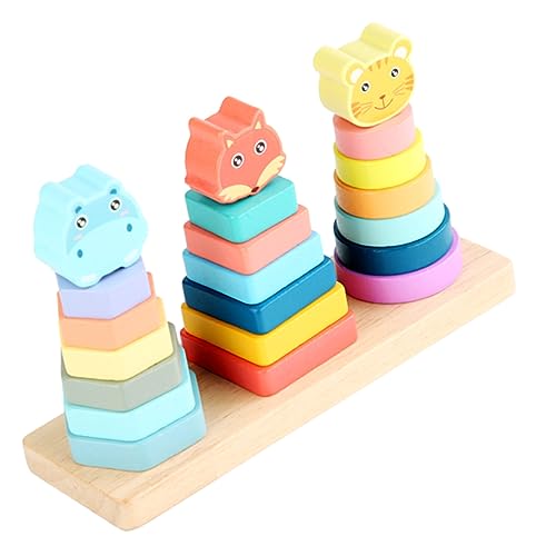 Yardwe 1Satz Stapelspielzeug Für Teiliges Mit Geometrischen Formen Und Tierischen Designs Bildungsspielzeug Für Kleinkinder Ab Jahr Fördert Motorische Fähigkeiten Yardwe 1Satz Stapelspielzeug Für Teiliges Mit Geometrischen Formen Und Tierischen Designs Bildungsspielzeug Für Kleinkinder Ab Jahr Fördert Motorische Fähigkeiten von Yardwe