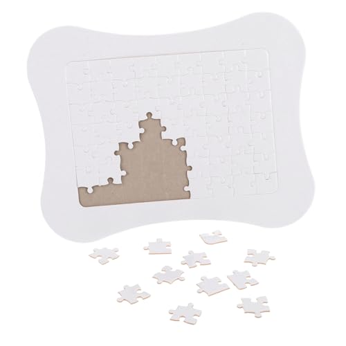 Yardwe 1Satz Sublimations Puzzle Rohlinge Teile DIY Wärmepresse für Kreative Designs für Unterricht und Familienaktivitäten aus Papiermaterial von Yardwe