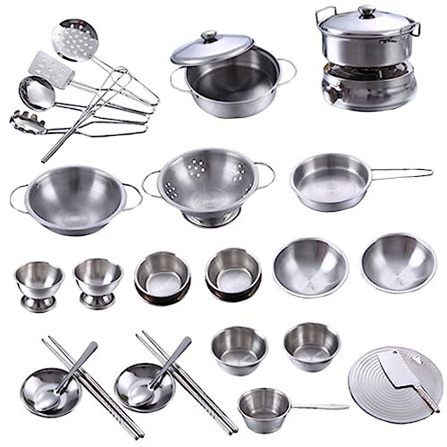 Yardwe 1Satz Teiliges Küchenzubehör Mini Kochspielzeug für Jungen und Puppenküchenset mit Töpfen und Pfannen Kreatives für Fantasievolles Yardwe 1Satz Teiliges Küchenzubehör Mini Kochspielzeug für Jungen und Puppenküchenset mit Töpfen und Pfannen Kreatives für Fantasievolles von Yardwe