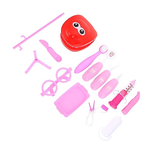 Yardwe 1Satz Teiliges Medizinisches Kit Mit Zahnbürste Und Zubehör Rollenspiel Zahnarztkoffer Für Jungen Und Fördert Spielerisches Lernen von Yardwe