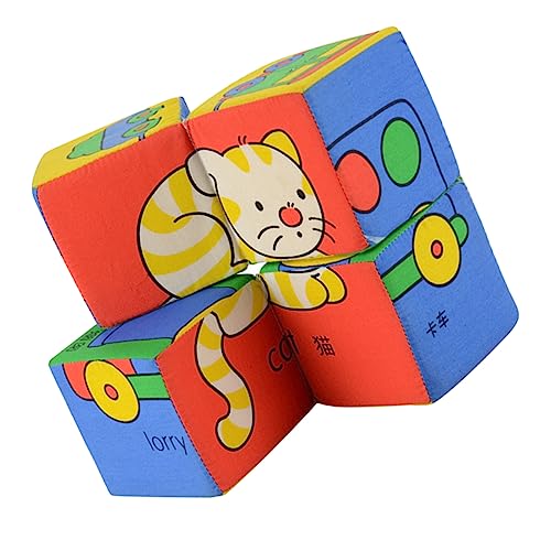 Yardwe 1Satz Tierblöcke Puzzle Für Lernspielzeug Aus Robustem Material Fördert Formen Und Farben Kreative Gestaltungsmöglichkeiten Für Frühkindliche Bildung von Yardwe