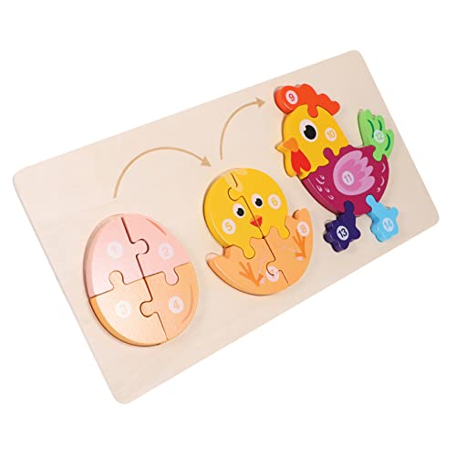 Yardwe 1Satz Tierschatz Puzzle Für Kognitives Lernspielzeug Zur Entwicklung Visueller Und Logischer Fähigkeiten Fördert Tiererkennung Und Kreativität Für Kleinkinder Jahren von Yardwe
