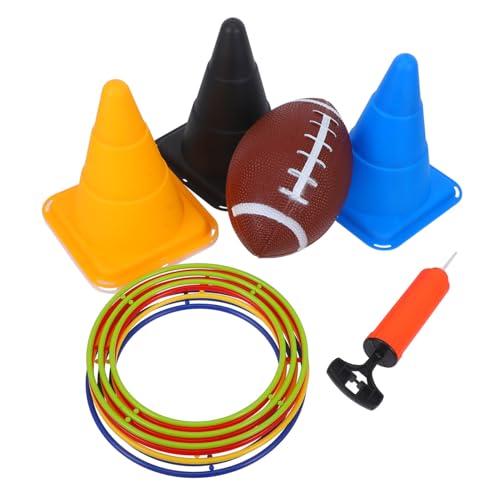 Yardwe 1Satz Wurfspielzeug Für Interaktives Kegelring Wurfspiel Für Drinnen Und Draußen Langlebiges Material Leicht Und Tragbar Fördert Teamwork Und Kommunikation von Yardwe
