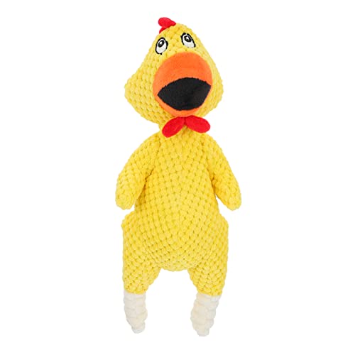Yardwe 1Stk Kauer gefülltes Faultier Plüschtier Hunde beißen Haustier chew Toy funnytoys Soft Toy Plush Plush zahnendes Küken Hund klingendes Küken Yellow von Yardwe