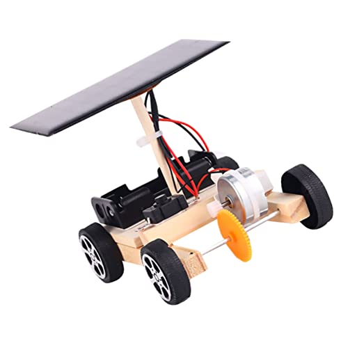 Yardwe 1Stück DIY Solar Elektroauto Bausatz Kreatives Ingenieursspielzeug für Handgefertigtes Solar Elektroauto Lehrreiches zur Praktischer Fähigkeiten Stem Bauprojekt von Yardwe