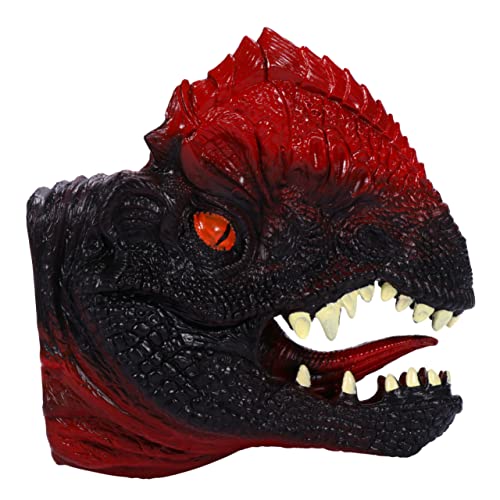 Yardwe 1Stück Dino Kopf Handpuppe Aus Umweltfreundlichem Material Lebensechte Dinosaurier Figur Für Rollenspiele Gruppenspiele Und Paaraktivitäten Für Dinosaurier Fans von Yardwe
