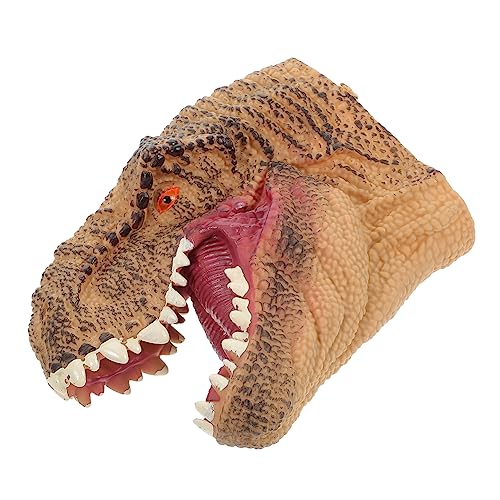 Yardwe 1Stück Dinosaurier Handpuppe Für Weiche Waschbare Puppenfigur Aus Fördert Die Kreativität Und Motorischen Fähigkeiten Für Lernen von Yardwe