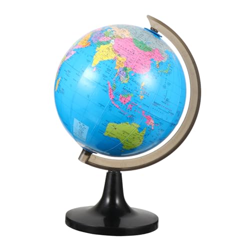 Yardwe 1Stück Drehbare Weltkugel Für Desktop Mit Farbenfrohes Lernspielzeug Für Klassenzimmer Und Zuhause Für Geografische Entdeckungen Und Bildung von Yardwe