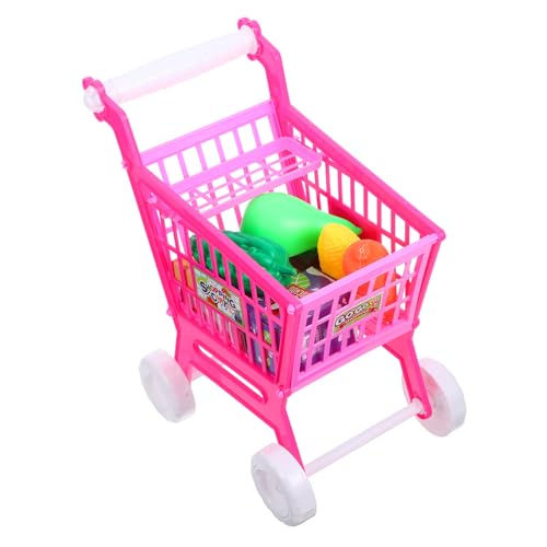 Yardwe 1Stück Einkaufswagen Für Simulierter Supermarktwagen Für Rollenspiele Und Kreativität Fördert Unabhängigkeit Mit Langlebigen Rädern Für Drinnen von Yardwe
