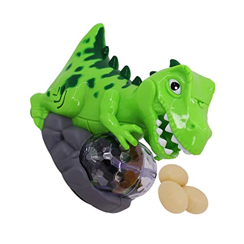 Yardwe 1Stück Elektrisches Dinosaurier Mit Lichtern Und Musik Laufender Dino Legt Eier Interaktives Für Zufällige Farbe Ohne Batterie von Yardwe