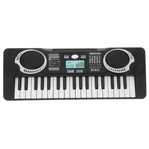 Yardwe 1Stück Elektronisches Klavier Tasten Musikspielzeug für Tragbar Batteriebetrieben Lernspielzeug für Junge Musiker Schwarz ohne Batterien Yardwe 1Stück Elektronisches Klavier Tasten Musikspielzeug für Tragbar Batteriebetrieben Lernspielzeug für Junge Musiker Schwarz ohne Batterien von Yardwe