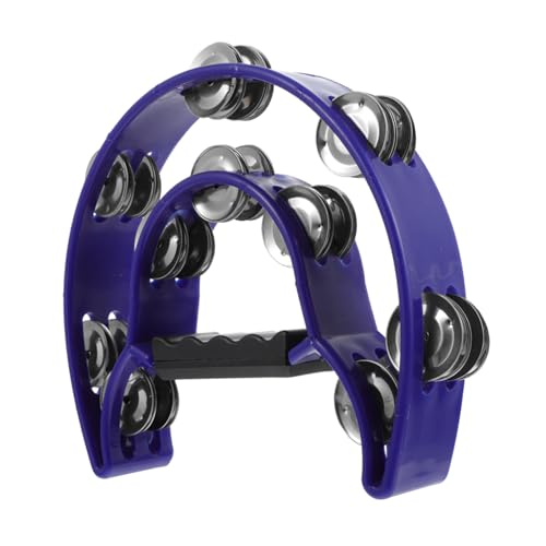 Yardwe 1stück Handheld Tamburin Für Ktv Ergonomisches Percussion-Instrument Mit Doppelter Klangschicht Komfortablem Griff Zum Singen Und Tanzen Leicht Und Tragbar von Yardwe
