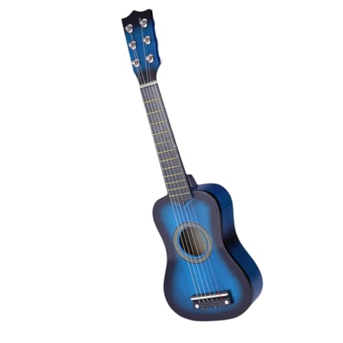 Yardwe 1Stück Holzgitarrenspielzeug Für Holzgitarre Blau Lernspielzeug Für Musikalische Entwicklung Und Kreativität Für Kleinkinder Und Anfänger Yardwe 1Stück Holzgitarrenspielzeug Für Holzgitarre Blau Lernspielzeug Für Musikalische Entwicklung Und Kreativität Für Kleinkinder Und Anfänger von Yardwe