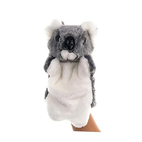 Yardwe 1Stück Koala Handpuppe aus Plüsch Kinderhandpuppe für Geschichten und Rollenspiele und Bequem für Eltern Junge Mädchen Spiele Zufälliger Stil Tolles von Yardwe