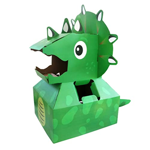 Yardwe 1Stück Kreativer DIY Papier Dinosaurier Für Montageanleitung Für Interaktives Puzzle Fördert Handgeschicklichkeit Und Denkfähigkeit Für Rollenspiele Yardwe 1Stück Kreativer DIY Papier Dinosaurier Für Montageanleitung Für Interaktives Puzzle Fördert Handgeschicklichkeit Und Denkfähigkeit Für Rollenspiele von Yardwe