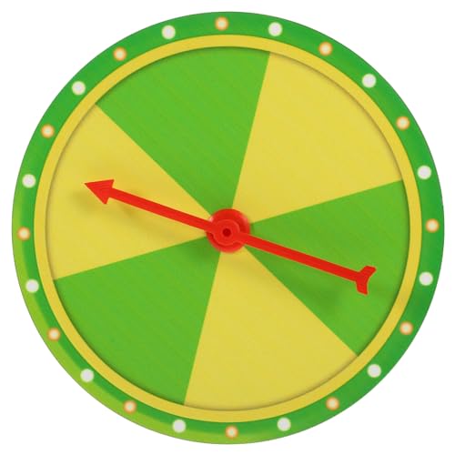 Yardwe 1Stück Löschbares Preisrad Tragbarer Drehteller für DIY Individuell Beschriftbar für Spiele und Verlosungen Pflegeleicht und Langlebig Perfektes von Yardwe