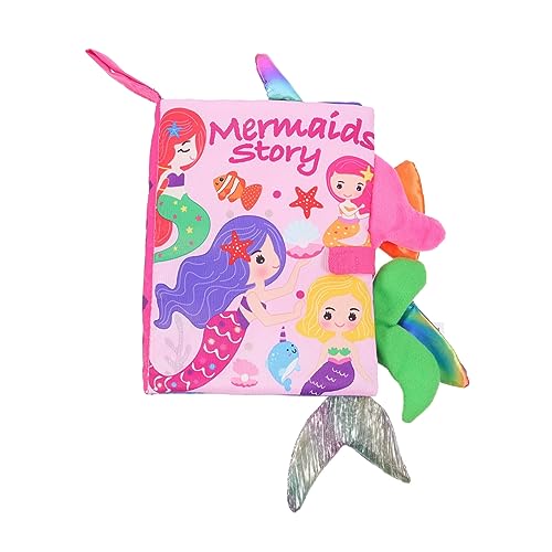 Yardwe 1Stück Lustiges Stoffbuch für Cartoon Design für Frühe Bildung Reißfest und Interaktiv für Junge Mädchen und Kleinkinder Fördert Kreativität und Wahrnehmung von Yardwe
