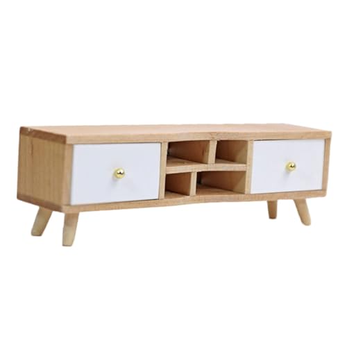 Yardwe 1Stück Mini Holz Tv Kabinett Mit Realistische Möbel Dekoration Für Puppenhaus Für Kreative Modelle Und Fotostütze Yardwe 1Stück Mini Holz Tv Kabinett Mit Realistische Möbel Dekoration Für Puppenhaus Für Kreative Modelle Und Fotostütze von Yardwe
