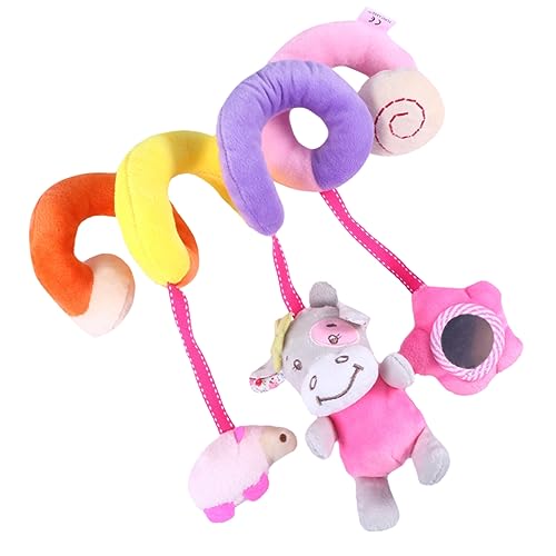Yardwe 1Stück Multifunktionales Spiralspielzeug für Junge Mädchen Autositz mit Klingelnder Glocke für Kinderwagen und Babybett Farbenfrohes Design Sicher und Leicht für Stundenlangen Yardwe 1Stück Multifunktionales Spiralspielzeug für Junge Mädchen Autositz mit Klingelnder Glocke für Kinderwagen und Babybett Farbenfrohes Design Sicher und Leicht für Stundenlangen von Yardwe