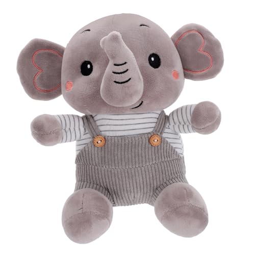 Yardwe 1Stück Plüschpuppe Für Weiches Elefant Mit Zufälliger Taste Für Beruhigung Und Junge Mädchen Und Kleinkinder Langlebig Und Bequem von Yardwe