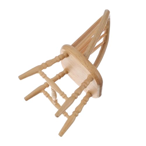 Yardwe 1Stück Stuhl Modell Für Puppenhaus Dekoration Mini Möbel Ornament Für Mikrolandschaft Wohnräume von Yardwe