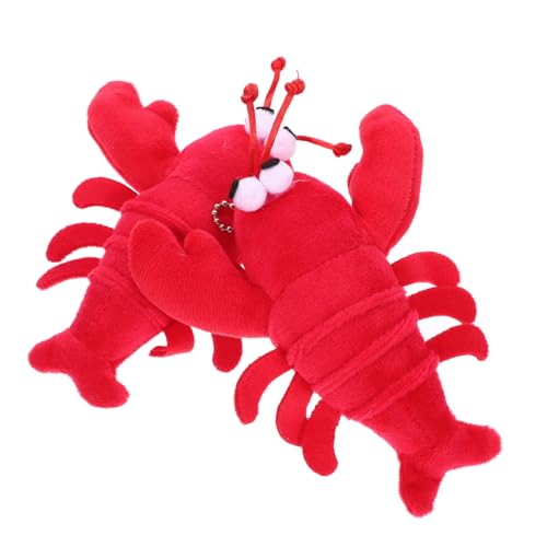 Yardwe 1Stück Süßer Crayfish Anhänger Dekoration Weiches Plüschtier Crayfish Stofftier Rotes Dekorativer Spielzeuganhänger Für Sammler von Yardwe