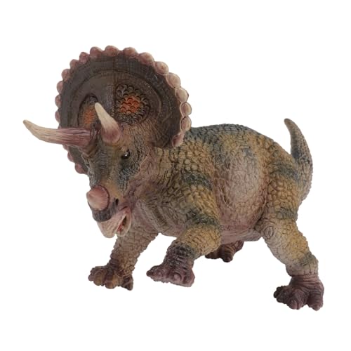 Yardwe 1Stück Triceratops Dinosaurier Figur Realistische Simulation Für Perfektes Naturerziehung Und Langlebig Für Stundenlangen von Yardwe