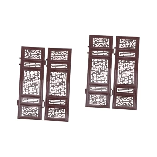 Yardwe 2 Miniatur Chinesischer Bildschirm Puppenhaus Zubehör Traditionelles Design Handgefertigt Dekorativ für und DIY Yardwe 2 Miniatur Chinesischer Bildschirm Puppenhaus Zubehör Traditionelles Design Handgefertigt Dekorativ für und DIY von Yardwe
