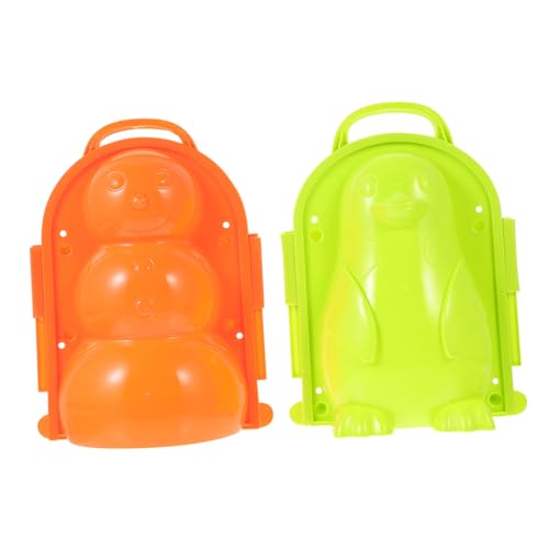 Yardwe 2 STÜCK Schneeballformer für Winterspielzeug für Schneemann und Pinguin und Sicheres DIY Mold für Draußen für Schneeballschlachten Yardwe 2 STÜCK Schneeballformer für Winterspielzeug für Schneemann und Pinguin und Sicheres DIY Mold für Draußen für Schneeballschlachten von Yardwe