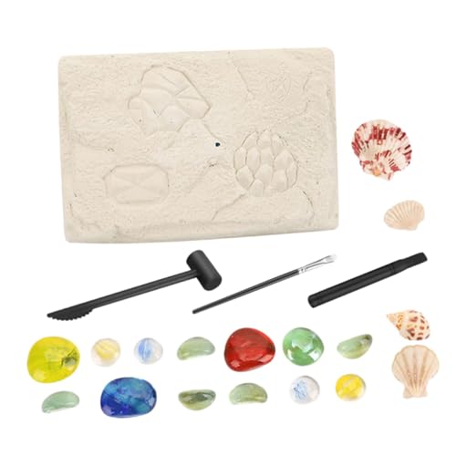 Yardwe 2 Sätze Archäologisches fossiles Kind gräbt emuliertes Edelsteinspielzeug Graben Lernspielzeug für Gips Weiß Yardwe 2 Sätze Archäologisches fossiles Kind gräbt emuliertes Edelsteinspielzeug Graben Lernspielzeug für Gips Weiß von Yardwe