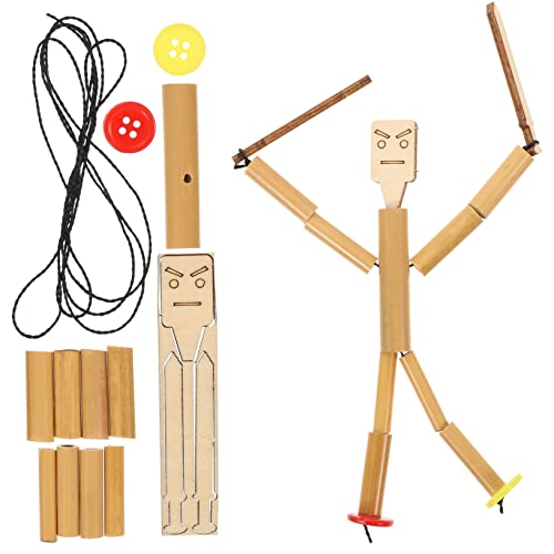 Yardwe 2 Sätze DIY Bambuspuppen Kit Lustiges Bastelmaterial für Kreatives Feinmotorik und Kognitiven Fähigkeiten für Geburtstagsfeiern und Familienunterhaltung Yardwe 2 Sätze DIY Bambuspuppen Kit Lustiges Bastelmaterial für Kreatives Feinmotorik und Kognitiven Fähigkeiten für Geburtstagsfeiern und Familienunterhaltung von Yardwe