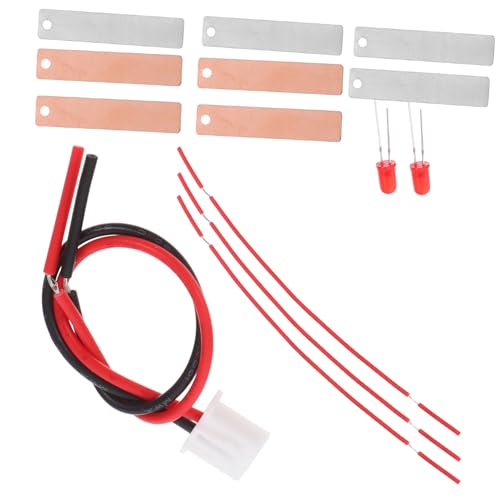 Yardwe 2 Sätze DIY Obstbatterie Experimentierkit mit LED Kartoffel Fruchtbatterie Wissenschafts Schulunterricht und Naturwissenschaftliche Experimente Yardwe 2 Sätze DIY Obstbatterie Experimentierkit mit LED Kartoffel Fruchtbatterie Wissenschafts Schulunterricht und Naturwissenschaftliche Experimente von Yardwe