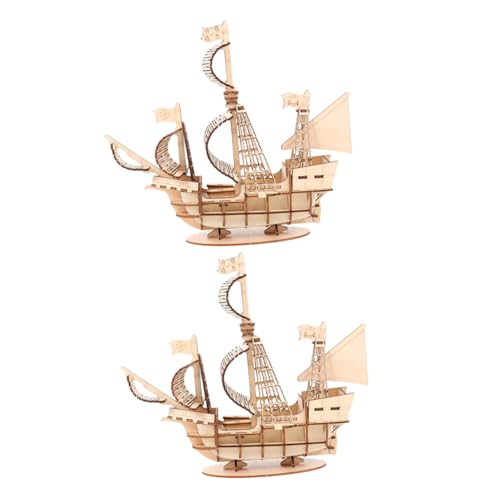 Yardwe 2 Sätze Holz Segelboot Modell Puzzle Teiliges Bausatzspielzeug für Erwachsene Kreatives Holzspielzeug Kreativität und Vorstellungskraft Einfach zu Montieren Yardwe 2 Sätze Holz Segelboot Modell Puzzle Teiliges Bausatzspielzeug für Erwachsene Kreatives Holzspielzeug Kreativität und Vorstellungskraft Einfach zu Montieren von Yardwe