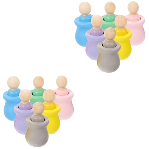 Yardwe 2 Sätze Holzmannspielzeug Peg-Puppen Kunst Bausätze Anbindung Miniatur DIY Holzpflockpuppen Puppendekor Aus Holzpflöcken Menschen Aus Holz Hölzern Zufällige Farbe 6 Stück * 2 Yardwe 2 Sätze Holzmannspielzeug Peg-Puppen Kunst Bausätze Anbindung Miniatur DIY Holzpflockpuppen Puppendekor Aus Holzpflöcken Menschen Aus Holz Hölzern Zufällige Farbe 6 Stück * 2 von Yardwe