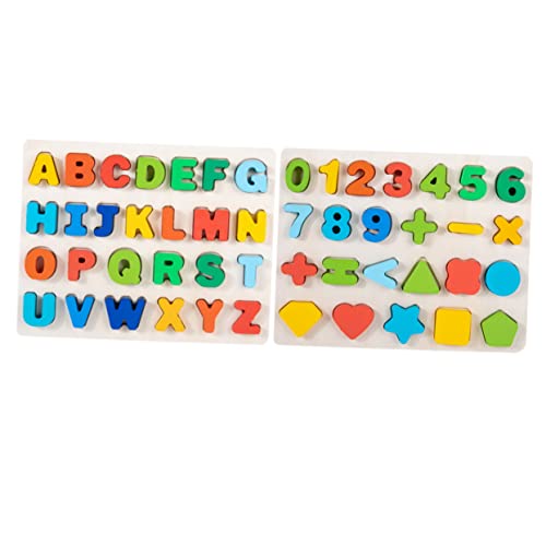 Yardwe 2 Sätze Holzpuzzle für Kleinkinder Teiliges Alphabet und Zahlenpuzzle Lernspielzeug Formen Farben und Zahlenkenntnissen für Frühkindliche Entwicklung Yardwe 2 Sätze Holzpuzzle für Kleinkinder Teiliges Alphabet und Zahlenpuzzle Lernspielzeug Formen Farben und Zahlenkenntnissen für Frühkindliche Entwicklung von Yardwe