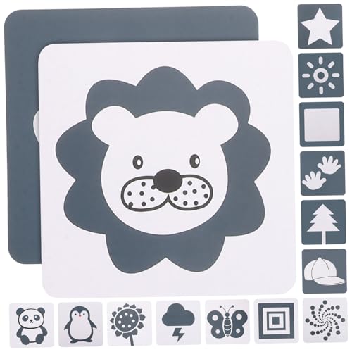 Yardwe 2 Sätze -Lernspielzeug kontrastreiche Karten für Neugeborene Lernkarten für Neugeborene Kontrastspielzeug für Kleinkinder kontrastreiches Babyspielzeug Papier Yardwe 2 Sätze -Lernspielzeug kontrastreiche Karten für Neugeborene Lernkarten für Neugeborene Kontrastspielzeug für Kleinkinder kontrastreiches Babyspielzeug Papier von Yardwe