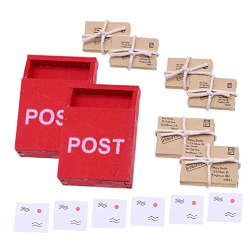 Yardwe 2 Sätze Miniatur-paketmodell Mikrolandschaftsparzellen Puppenhauszubehör Mini-Mailbox-Modell Mini-briefkasten- Modell Für Puppenhausmöbel Winziges Figurendekor Papier Yardwe 2 Sätze Miniatur-paketmodell Mikrolandschaftsparzellen Puppenhauszubehör Mini-Mailbox-Modell Mini-briefkasten- Modell Für Puppenhausmöbel Winziges Figurendekor Papier von Yardwe
