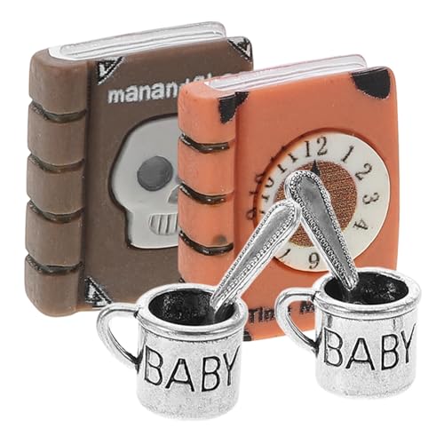Yardwe 2 Sätze Miniaturisierte Puppenhausaccessoires mit Halloween Kaffeetassen und Notizbuch für Kreative Szenen Gestaltung Ihrem Miniaturhaus Yardwe 2 Sätze Miniaturisierte Puppenhausaccessoires mit Halloween Kaffeetassen und Notizbuch für Kreative Szenen Gestaltung Ihrem Miniaturhaus von Yardwe