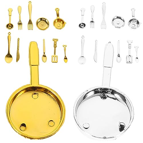 Yardwe 2 Sätze Puppen -Mini -Tabellengeschirr vorgeben Küchenchef Besteck Mädchen Mini-Spielküchenzubehör Miniatur-Puppenhaus-Küchen-Backzubehör Plastik Yardwe 2 Sätze Puppen -Mini -Tabellengeschirr vorgeben Küchenchef Besteck Mädchen Mini-Spielküchenzubehör Miniatur-Puppenhaus-Küchen-Backzubehör Plastik von Yardwe