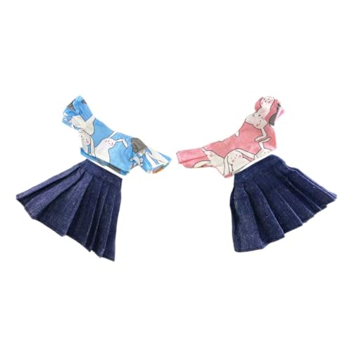 Yardwe 2 Sätze Puppenkleidung für Puppen Bunny Top und Jeansrock Niedliches Outfit für Mädchen für Geburtstagsgeschenke und Kreative Spielideen Yardwe 2 Sätze Puppenkleidung für Puppen Bunny Top und Jeansrock Niedliches Outfit für Mädchen für Geburtstagsgeschenke und Kreative Spielideen von Yardwe