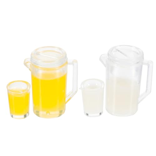 Yardwe 2 Sätze Puppenstubengetränk Drinnen Mini-tassen Milch Krug Miniaturen Künstlich Wasserkocher Mini-saft Puppenhauslieferungen Rollenspielzubehör Miniatursaft Plastik Yardwe 2 Sätze Puppenstubengetränk Drinnen Mini-tassen Milch Krug Miniaturen Künstlich Wasserkocher Mini-saft Puppenhauslieferungen Rollenspielzubehör Miniatursaft Plastik von Yardwe