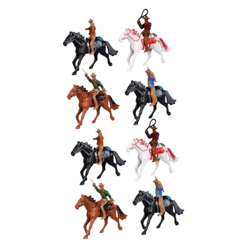 Yardwe 2 Sätze Reitmodell Cowboy-Actionfigur Cowboy- Cowboy -Figur Plastik Yardwe 2 Sätze Reitmodell Cowboy-Actionfigur Cowboy- Cowboy -Figur Plastik von Yardwe