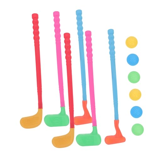 Yardwe 2 Sätze Teiliges Golfset aus Kunststoff Golfschläger und Bälle für Jungen für Drinnen und Draußen Fördert Sportliche Fähigkeiten und Gemeinsames Zufällige Farbe Yardwe 2 Sätze Teiliges Golfset aus Kunststoff Golfschläger und Bälle für Jungen für Drinnen und Draußen Fördert Sportliche Fähigkeiten und Gemeinsames Zufällige Farbe von Yardwe
