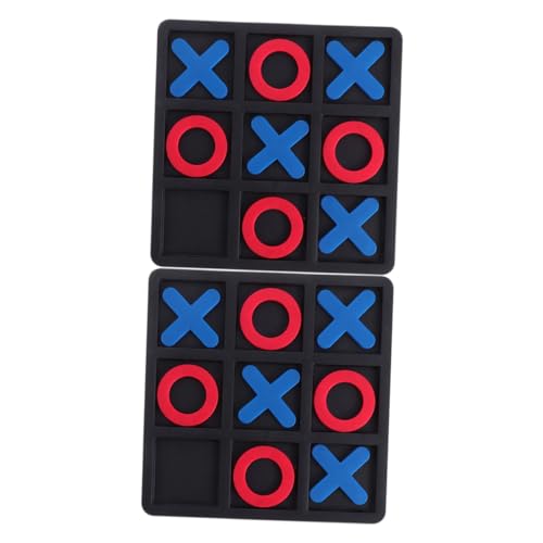Yardwe 2 Sätze Toe- Kleinkinder Schach Lernspielzeug für interaktives Puzzlespiel- pädagogisches Brettspiel Bildungsspielzeug PVC Schwarz Yardwe 2 Sätze Toe- Kleinkinder Schach Lernspielzeug für interaktives Puzzlespiel- pädagogisches Brettspiel Bildungsspielzeug PVC Schwarz von Yardwe