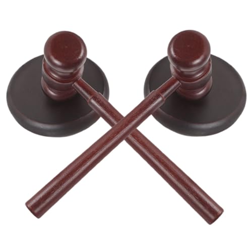 Yardwe 2 Satz Richter Hammer Richter Kostümzubehör Prop-Hammer Spielzeughammer Juristischer Hammer Gesetzeskostüm Richter-Anwalt-kostüm Holz Light Brown Yardwe 2 Satz Richter Hammer Richter Kostümzubehör Prop-Hammer Spielzeughammer Juristischer Hammer Gesetzeskostüm Richter-Anwalt-kostüm Holz Light Brown von Yardwe