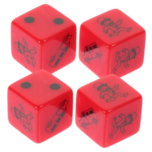 Yardwe 2 Satz -Würfel Schwarz Würfelspiel Schach Brettspiel Würfel große Spielwürfel Weiß Standard-Spielwürfel Brettspiele Würfel Zubehör für Brettspiele Plastik rot Yardwe 2 Satz -Würfel Schwarz Würfelspiel Schach Brettspiel Würfel große Spielwürfel Weiß Standard-Spielwürfel Brettspiele Würfel Zubehör für Brettspiele Plastik rot von Yardwe