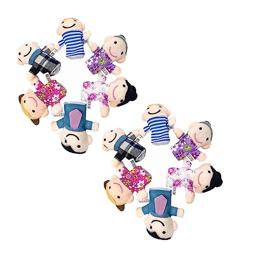 Yardwe 2 Sets Handpuppen Spielzeugpuppen von Yardwe