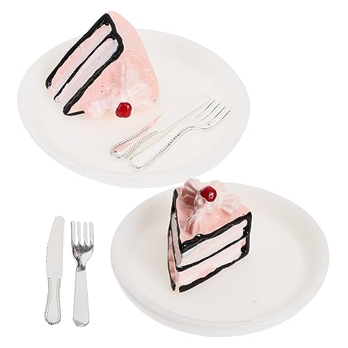 Yardwe 2 Sets Mini Kuchenteller Dekorationen Dessert Essensrequisite Gefälschtes Essen Mini Kuchen Ornament Mini Kuchen Modell Künstliches Essen Requisiten So von Yardwe