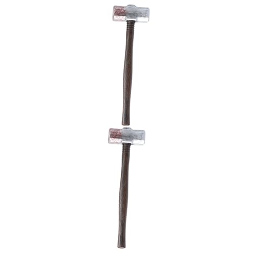 Yardwe 2 Stck Halloween Deko Plastikhammer mit Leichter Prank Toy Requisit für Cosplay Kostümzubehör und Partydeko Realistisches Design Langlebig und Sicher für Halloween Karneval Yardwe 2 Stck Halloween Deko Plastikhammer mit Leichter Prank Toy Requisit für Cosplay Kostümzubehör und Partydeko Realistisches Design Langlebig und Sicher für Halloween Karneval von Yardwe